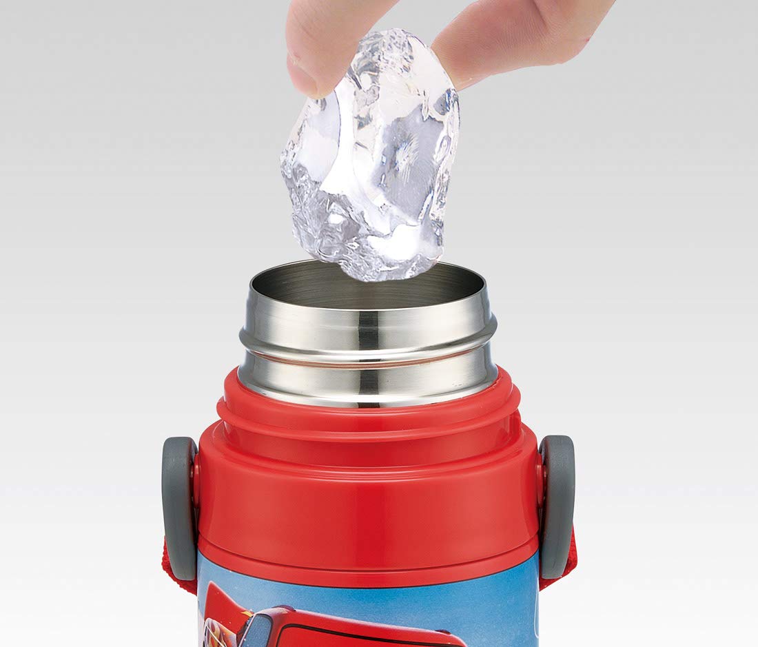 Skater Disney Cars 19 Stainless Steel Kids Sports Water Bottle 470ml- Japan Figure Store - #1 Bring To You The Best Japanese Goods