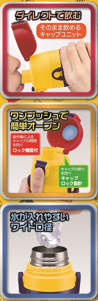 Skater Disney Frozen 2 Stainless Steel Kids Sports Water Bottle 470Ml- Japan Figure Store - #1 Bring To You The Best Japanese Goods