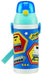 Skater Blue Children's 3D Straw Drinking Water Bottle Stainless Steel 380ml - Plarail Sspv4- Japan Figure Store - #1 Bring To You The Best Japanese Goods