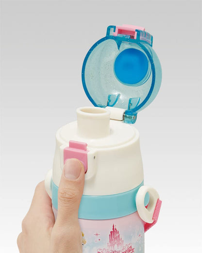 Skater Disney Princess 470ml Stainless Steel Water Bottle for Girls - Sdc4-A- Japan Figure Store - #1 Bring To You The Best Japanese Goods