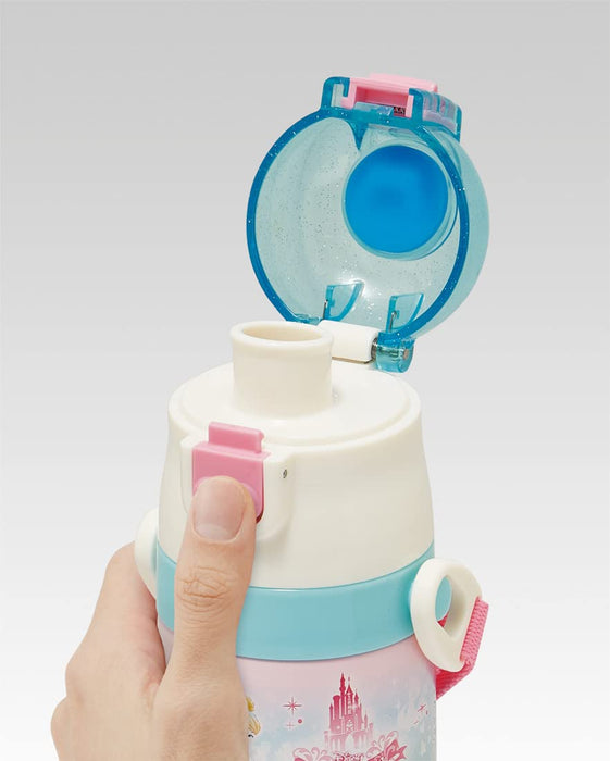 Skater Disney Princess 470ml Stainless Steel Water Bottle for Girls - Sdc4-A- Japan Figure Store - #1 Bring To You The Best Japanese Goods