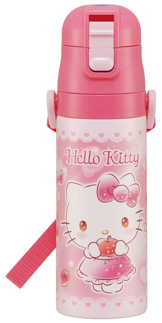 Skater Hello Kitty Sweets Water Bottle Sanrio 470ml Stainless Steel for Girls- Japan Figure Store - #1 Bring To You The Best Japanese Goods
