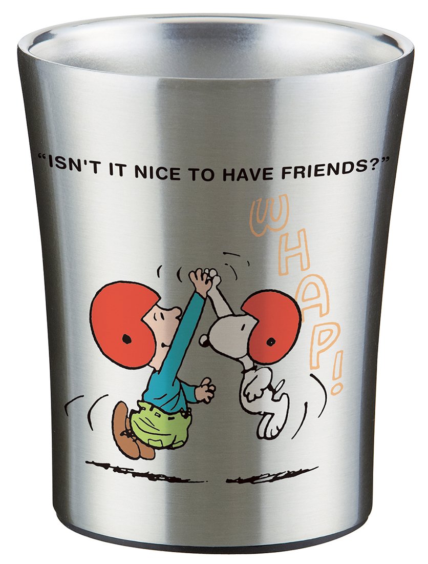 Skater Snoopy Peanuts Stainless Steel Beverage Tumbler 250ml - Stb2N Series- Japan Figure Store - #1 Bring To You The Best Japanese Goods