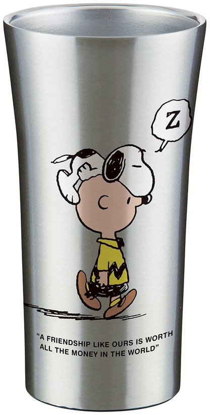 Skater 300ml Stainless Steel Tumbler - Snoopy Peanuts Design- Japan Figure Store - #1 Bring To You The Best Japanese Goods