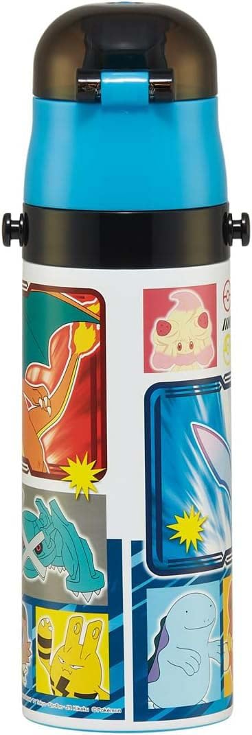 Skater Pokemon Pocket Monsters 470ml Lightweight Stainless Steel Kids Water Bottle SDC4-A- Japan Figure Store - #1 Bring To You The Best Japanese Goods