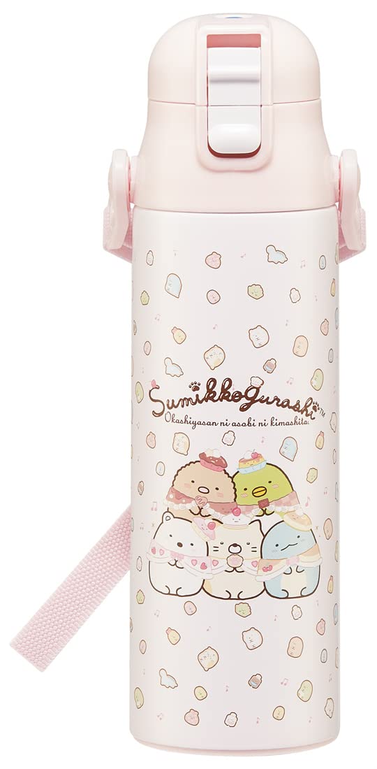 Skater Sumikko Gurashi Sweets Shop Stainless Steel Water Bottle for Girls 580ml- Japan Figure Store - #1 Bring To You The Best Japanese Goods