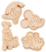 Skater Disney Mickey Mouse Stamp Cookie and Bread Cutter Set of 4- Japan Figure Store - #1 Bring To You The Best Japanese Goods
