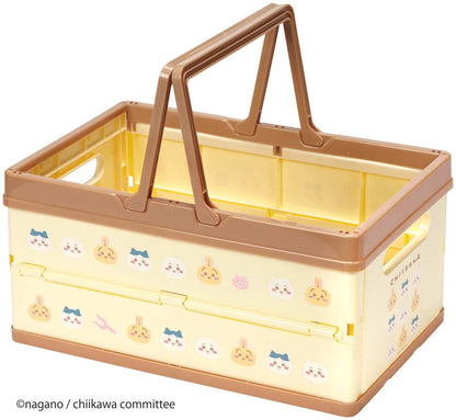 Skater Chiikawa Folding Storage Box Case Basket 38x25x19.5 cm BWOT13-A- Japan Figure Store - #1 Bring To You The Best Japanese Goods