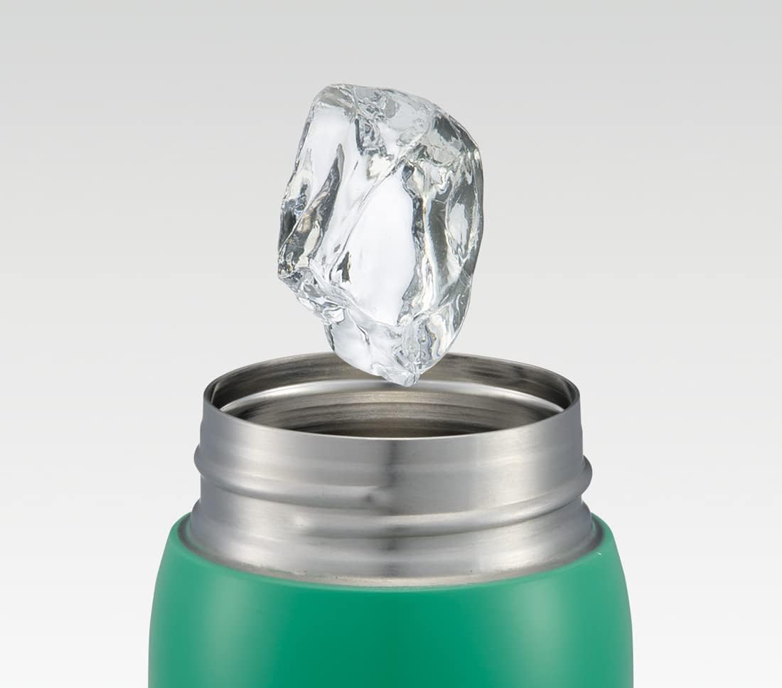 Skater Mickey Mouse 350Ml Stainless Steel Straw Mug Bottle Cold-Keeping Green