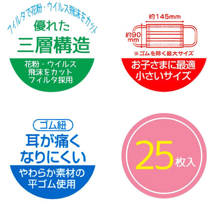 Skater Sumikko Gurashi Rabbit Garden Children's Mask 3-Ply Nonwoven 25 Pieces- Japan Figure Store - #1 Bring To You The Best Japanese Goods