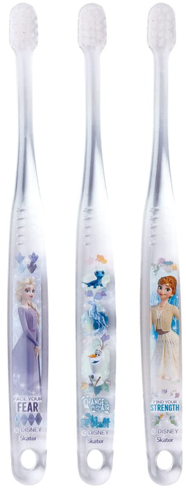 Skater Disney Frozen Baby Toothbrush Set Soft Clear 0-3 Years 3pcs- Japan Figure Store - #1 Bring To You The Best Japanese Goods
