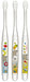 Skater Baby Toothbrush Set Soft 0-3 Years Clear 3 Pack Little Bear Design- Japan Figure Store - #1 Bring To You The Best Japanese Goods