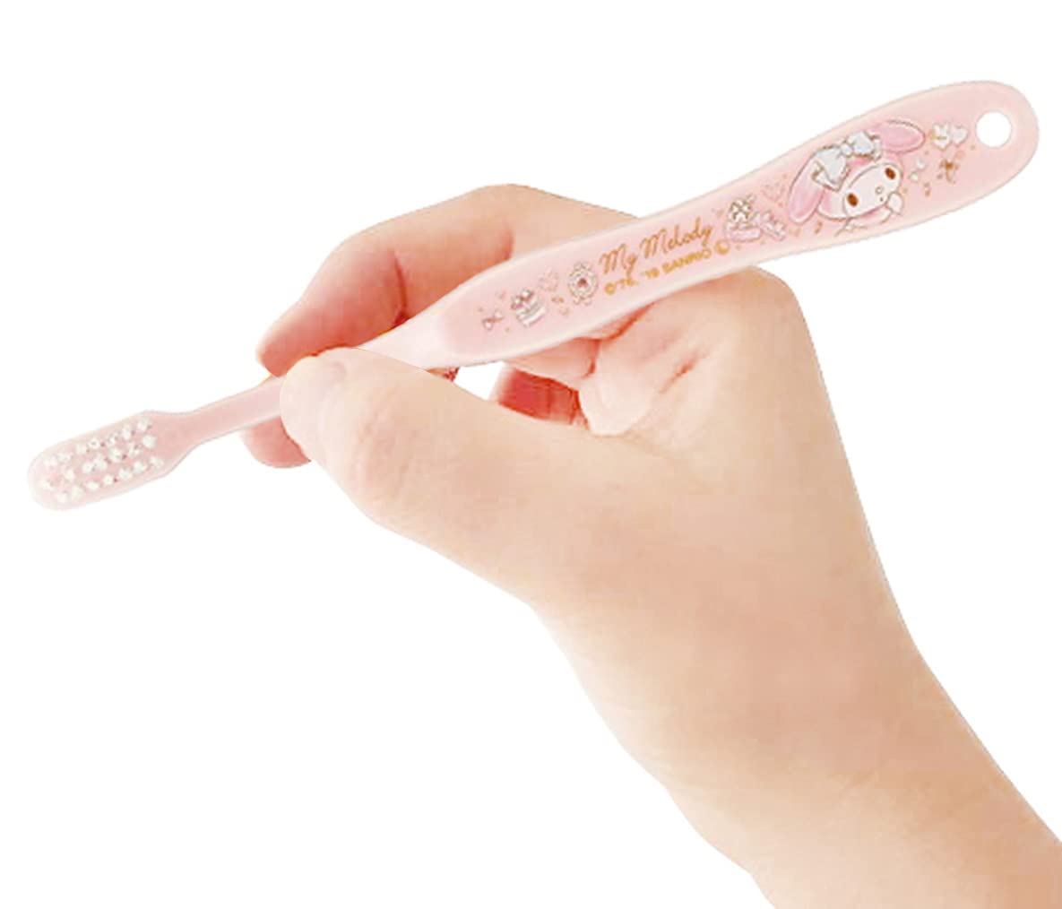Skater My Melody Flower Wreath Toothbrush Normal Bristle 15.5cm for Children (6-12 Years)- Japan Figure Store - #1 Bring To You The Best Japanese Goods