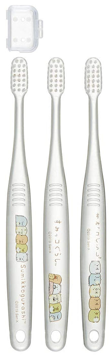 Skater Sumikko Gurashi Soft Clear Toothbrush Set 15.5cm for 6-12 Year Olds 3pc- Japan Figure Store - #1 Bring To You The Best Japanese Goods