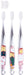 Skater Soft Toothbrush for Kids 6-12 Years Clear 15.5cm 3-Pack with Stationery Tbcr6T-A- Japan Figure Store - #1 Bring To You The Best Japanese Goods