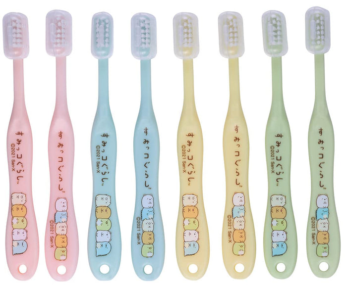 Skater Sumikko Gurashi Soft Toothbrush for Preschoolers (3-5 Years) 8 Pieces 14cm- Japan Figure Store - #1 Bring To You The Best Japanese Goods