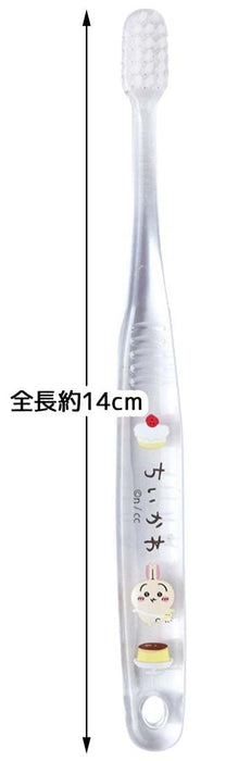 Skater Soft Clear Toothbrush Set for Preschoolers Ages 3-5 Chiikawa Tbcr5T-A 3-Pack- Japan Figure Store - #1 Bring To You The Best Japanese Goods