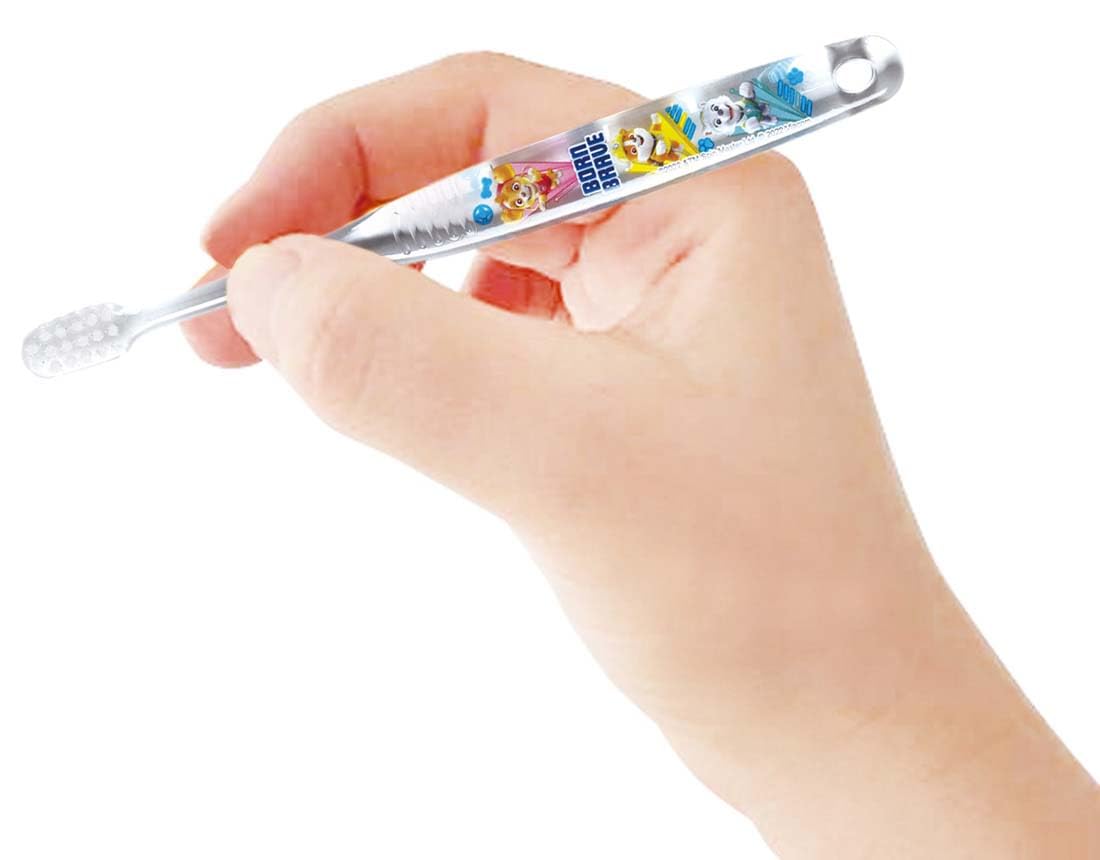 Skater Paw Patrol Soft Clear Toothbrush Set for Preschoolers Age 3-5 3 Pieces- Japan Figure Store - #1 Bring To You The Best Japanese Goods