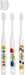 Skater Sesame Street Soft Toothbrush Set for Kids Ages 3-5 Clear 3 Pieces- Japan Figure Store - #1 Bring To You The Best Japanese Goods