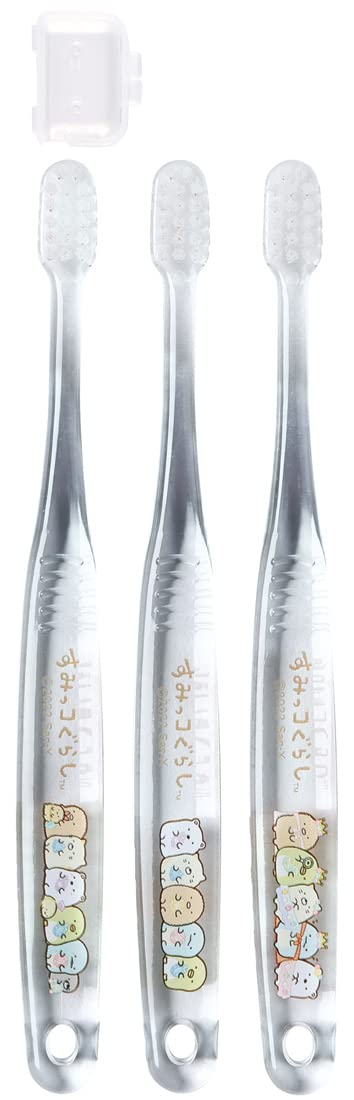 Skater Soft Clear Toothbrush for Preschoolers Aged 3-5 Sumikko Gurashi 3-Pack- Japan Figure Store - #1 Bring To You The Best Japanese Goods