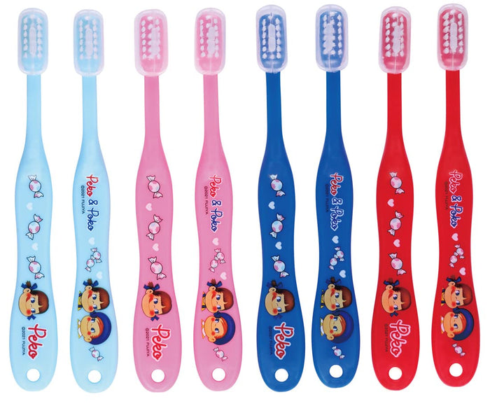 Skater Soft Toothbrush Set for Preschoolers Ages 3-5 Pack of 8 14cm - Peko-Chan Tb5Se-A- Japan Figure Store - #1 Bring To You The Best Japanese Goods
