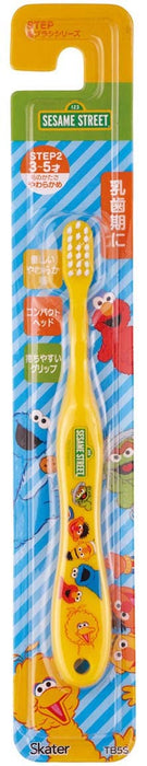 Skater Soft Sesame Street Toothbrush for Preschoolers Ages 3-5 14cm- Japan Figure Store - #1 Bring To You The Best Japanese Goods