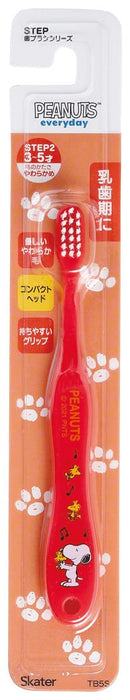 Skater Snoopy Soft Toothbrush for Preschoolers Ages 3-5 14cm TB5S-A- Japan Figure Store - #1 Bring To You The Best Japanese Goods