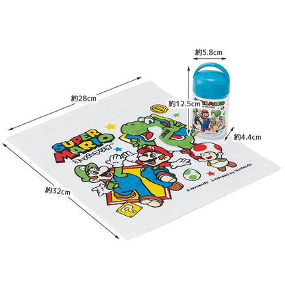 Skater Super Mario Towel Set 32X30.5cm with Case Skater Collection- Japan Figure Store - #1 Bring To You The Best Japanese Goods
