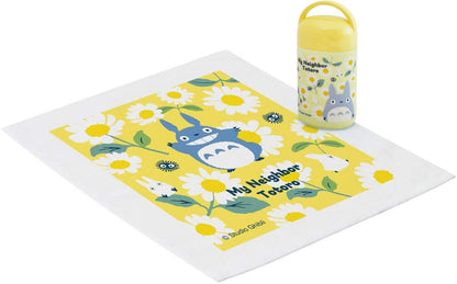 Skater Totoro Daisy Towel Set 32X30.5cm with Carrying Case - My Neighbor Totoro- Japan Figure Store - #1 Bring To You The Best Japanese Goods