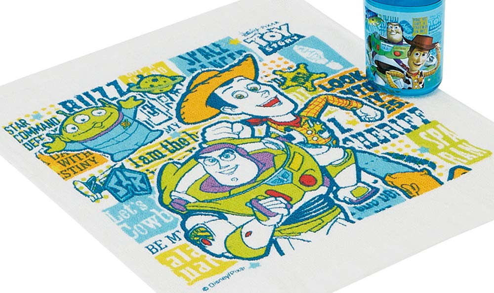 Skater Toy Story Disney Towel Set with Case Made in Japan 32 x 30.5 cm- Japan Figure Store - #1 Bring To You The Best Japanese Goods