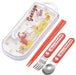 Skater Antibacterial Trio Set Kids Cutlery - Curious George 23 Chopsticks Spoon Fork Made in Japan- Japan Figure Store - #1 Bring To You The Best Japanese Goods
