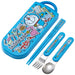 Skater Trio Set Kids Chopsticks Spoon Fork - Doraemon Stickers Antibacterial Made in Japan- Japan Figure Store - #1 Bring To You The Best Japanese Goods