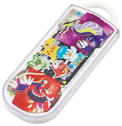 Skater Trio Set - Kids Antibacterial Pokemon 23N Chopsticks Spoon Fork - Made in Japan- Japan Figure Store - #1 Bring To You The Best Japanese Goods