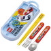 Skater Antibacterial Trio Set - Fork Spoon Chopsticks for Kids Tomica 23 Made in Japan- Japan Figure Store - #1 Bring To You The Best Japanese Goods