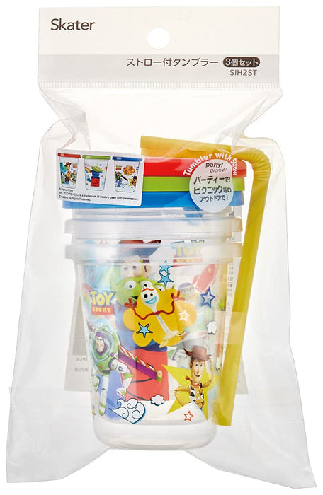 Skater Toy Story 21 Tumbler With Straw 230Ml 3-Piece Set Made in Japan- Japan Figure Store - #1 Bring To You The Best Japanese Goods