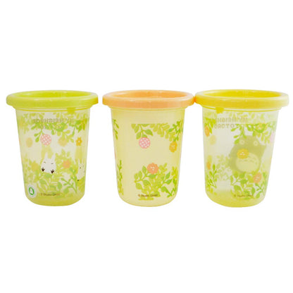 Skater Totoro Plants 230ml Tumbler with Straw 3-Piece Set Made in Japan- Japan Figure Store - #1 Bring To You The Best Japanese Goods