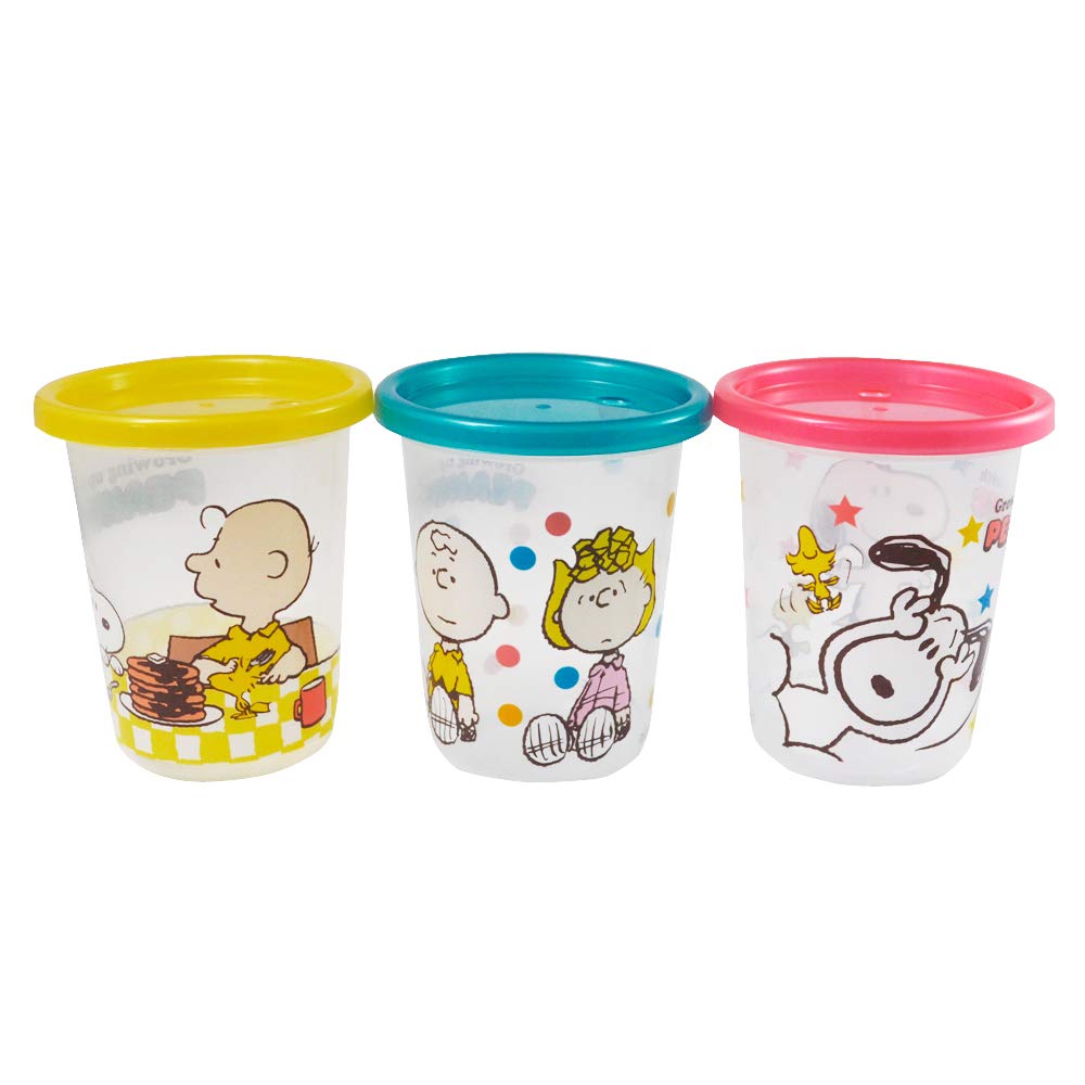 Skater Snoopy Mix 320ml Tumbler with Straw Made in Japan Sih3St-A- Japan Figure Store - #1 Bring To You The Best Japanese Goods