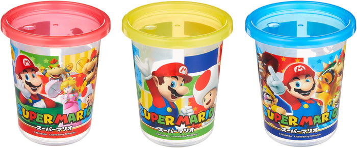 Skater Super Mario 320ml Tumbler with Straw Made in Japan - Sih3St-A- Japan Figure Store - #1 Bring To You The Best Japanese Goods