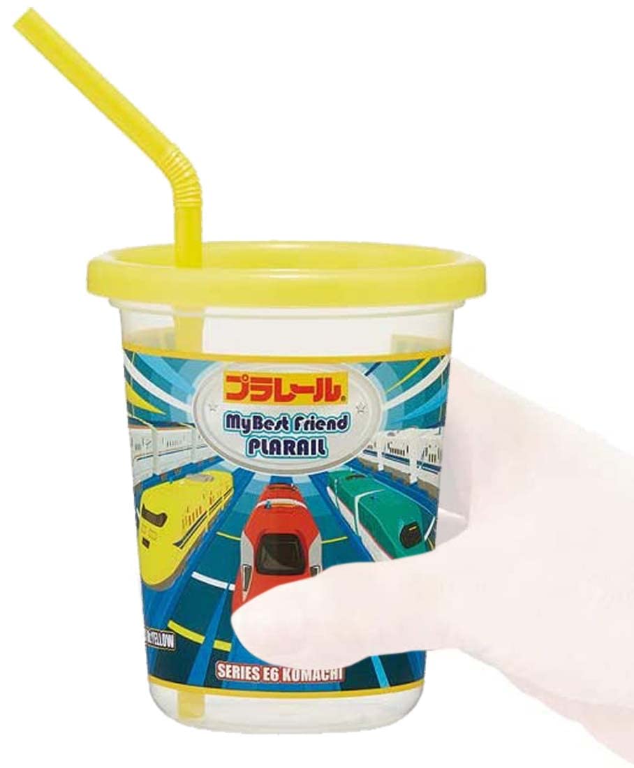 Skater 320ml Tumbler with Straw 3Pcs Set Made in Japan Plarail 19 Design- Japan Figure Store - #1 Bring To You The Best Japanese Goods