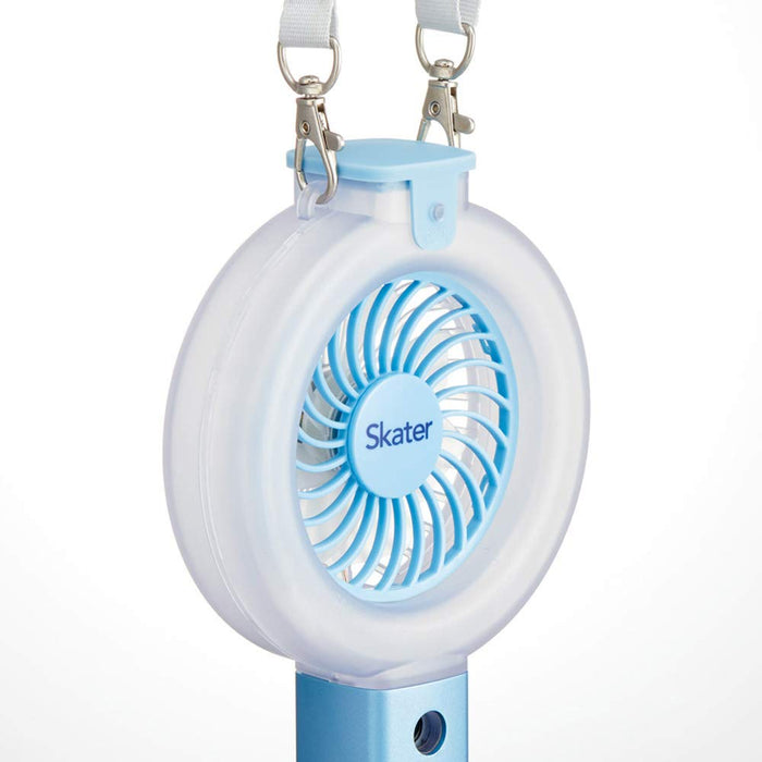 Skater Portable Handy Mist Fan USB Rechargeable Blue 10.8x20.75x3.7cm- Japan Figure Store - #1 Bring To You The Best Japanese Goods