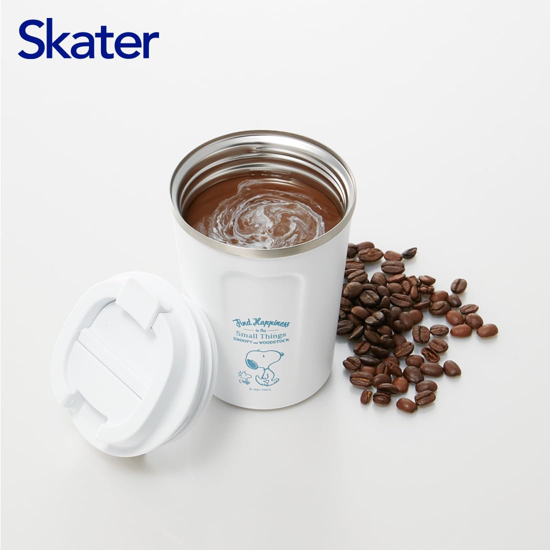 Skater 350ml Stainless Steel Insulated Coffee Tumbler Snoopy 21 Peanuts Edition- Japan Figure Store - #1 Bring To You The Best Japanese Goods