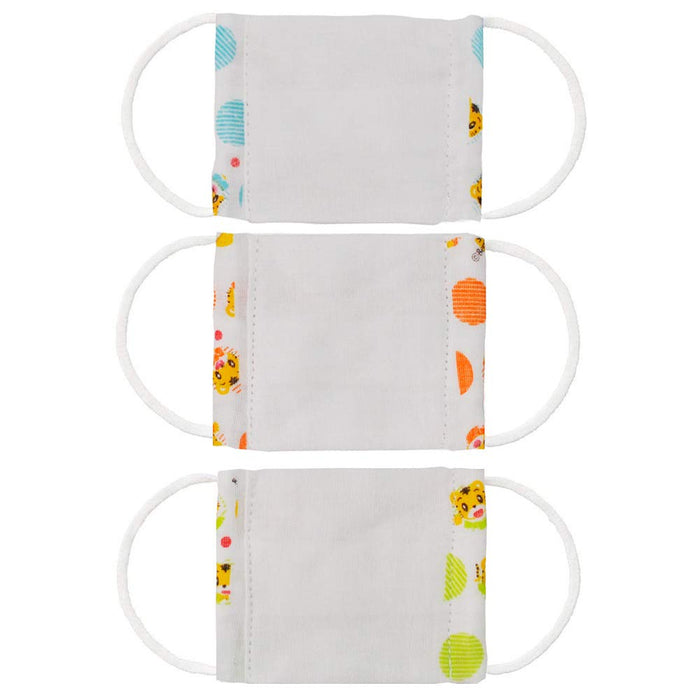 Skater Antibacterial Washable Gauze Mask Set for Babies 2-4 Years 3pcs 8.8x6.5cm- Japan Figure Store - #1 Bring To You The Best Japanese Goods