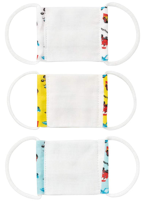 Skater Antibacterial Disney Cars Baby Gauze Mask Washable 2-4 Years 3-Pack 8.8x6.5cm- Japan Figure Store - #1 Bring To You The Best Japanese Goods