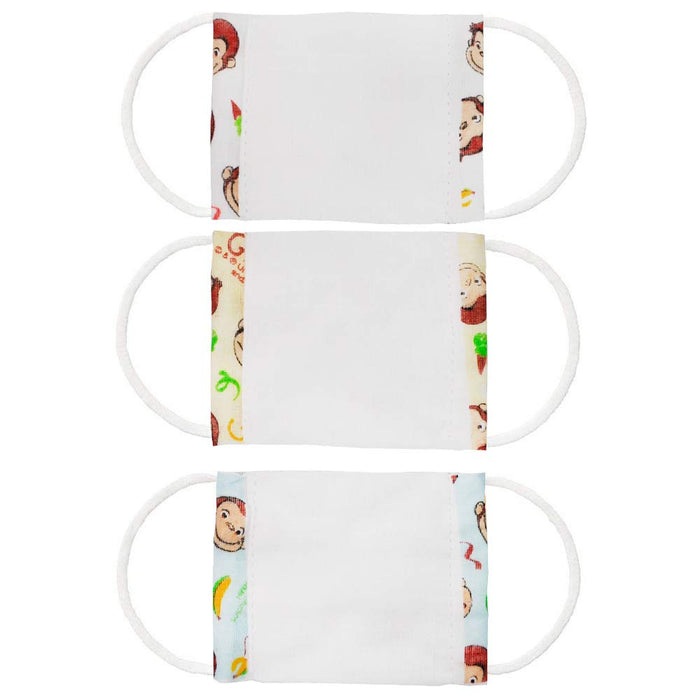 Skater Antibacterial Gauze Mask for Babies (2-4 Years) Curious George Design Pack of 3- Japan Figure Store - #1 Bring To You The Best Japanese Goods