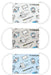 Skater Doraemon Gauze Mask for Babies 2-4 Antibacterial Washable Pack of 3 8.8x6.5 cm- Japan Figure Store - #1 Bring To You The Best Japanese Goods