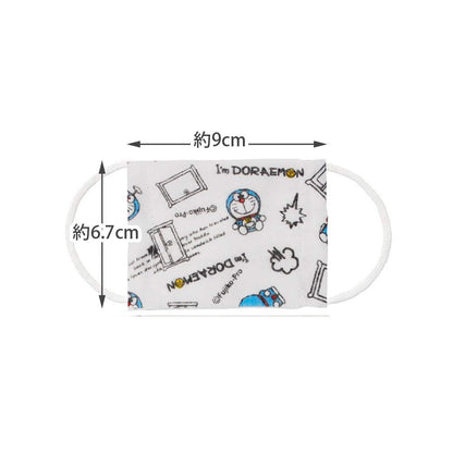 Skater Doraemon Gauze Mask for Babies 2-4 Antibacterial Washable Pack of 3 8.8x6.5 cm- Japan Figure Store - #1 Bring To You The Best Japanese Goods