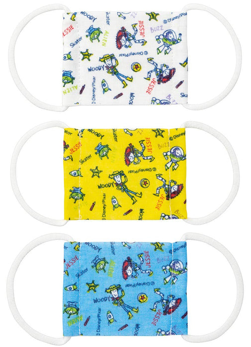 Skater Disney Toy Story Antibacterial Washable Gauze Mask for Babies 2-4 Years Pack of 3- Japan Figure Store - #1 Bring To You The Best Japanese Goods