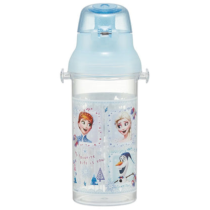 Skater Disney Frozen 480ml Clear Plastic Water Bottle for Kids Made in Japan- Japan Figure Store - #1 Bring To You The Best Japanese Goods