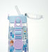 Skater Disney Frozen Water Bottle 480ml Clear with Straw for Kids - Girls edition- Japan Figure Store - #1 Bring To You The Best Japanese Goods