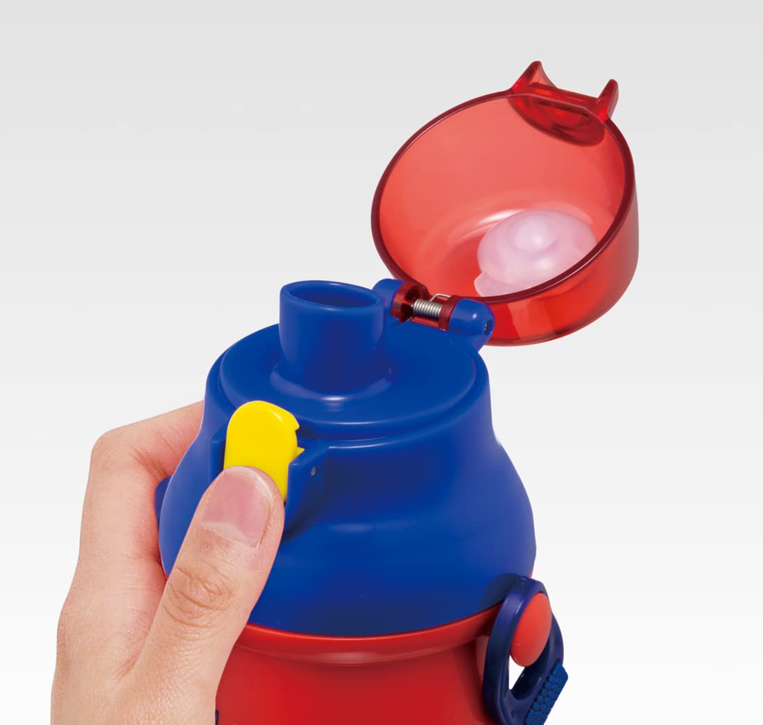 Skater Spiderman Water Bottle for Kids 480ml Antibacterial Plastic Made in Japan- Japan Figure Store - #1 Bring To You The Best Japanese Goods